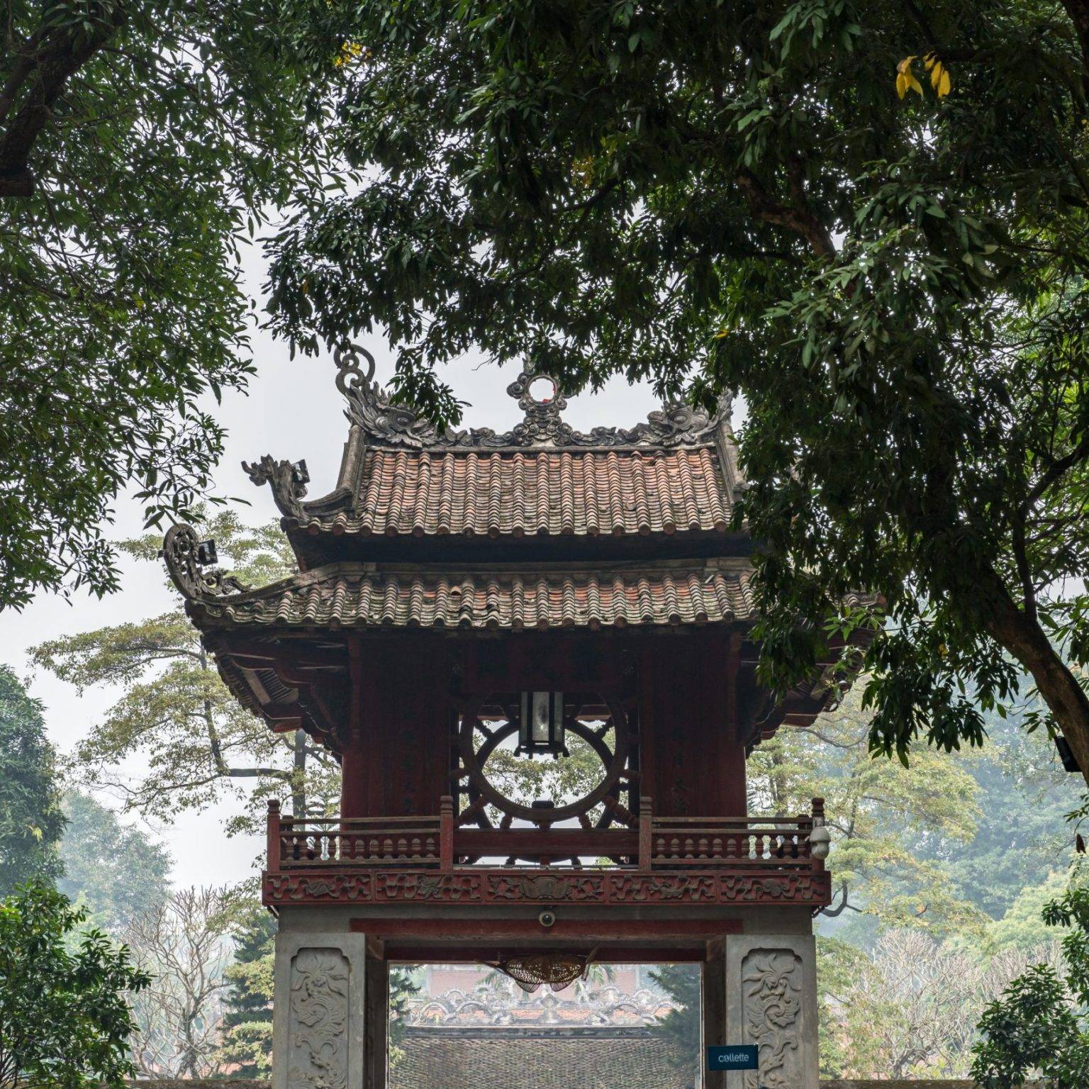 Altar zu Konfuzius gewidmet, auf dem Gelände des Literaturtempels