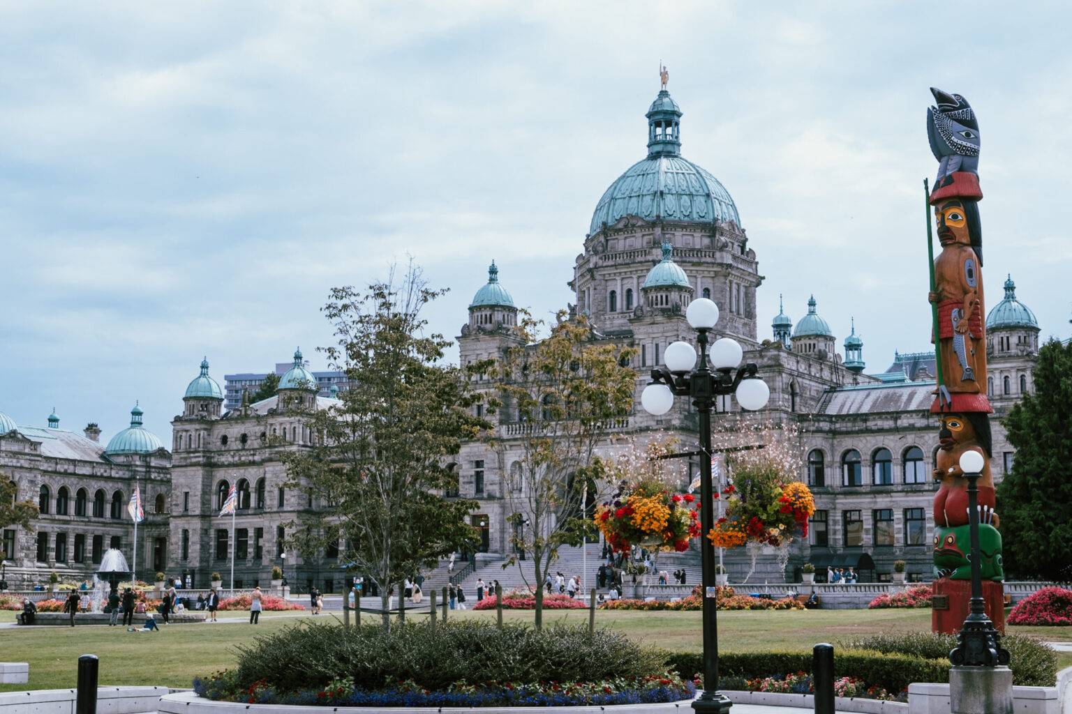 Imposant: Die Parliament Buildings am Victoria Harbour.