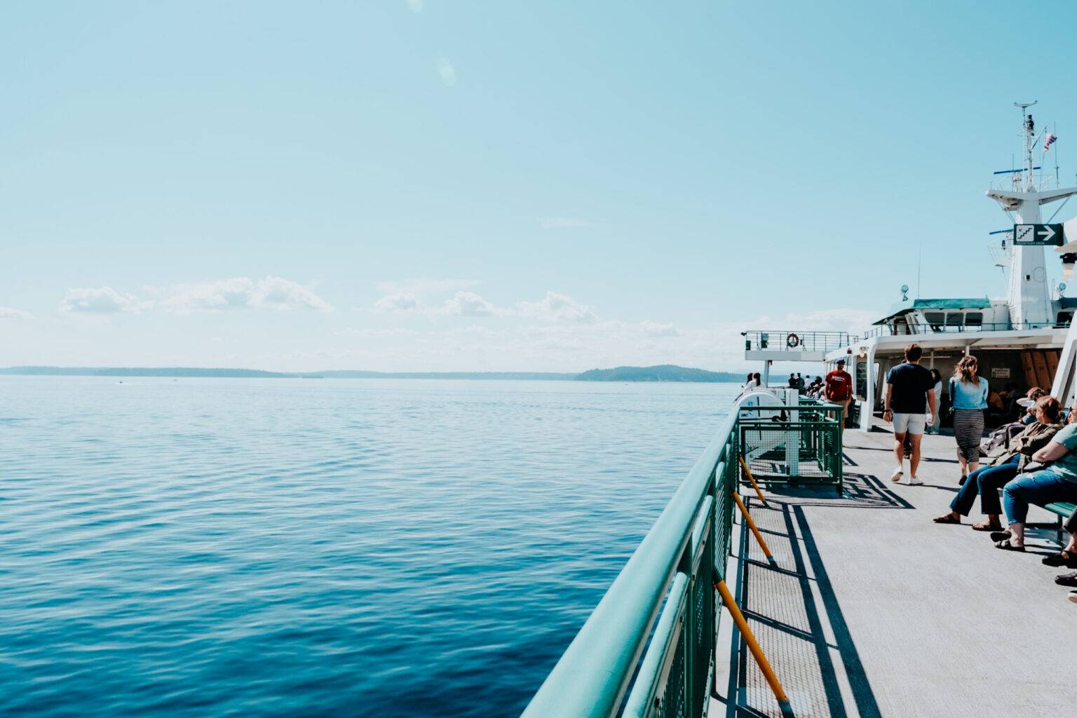 Bei mehr Zeit kannst du mit der Fähre zum beliebten Ausflugsziel Bainbridge Island übersetzen. 