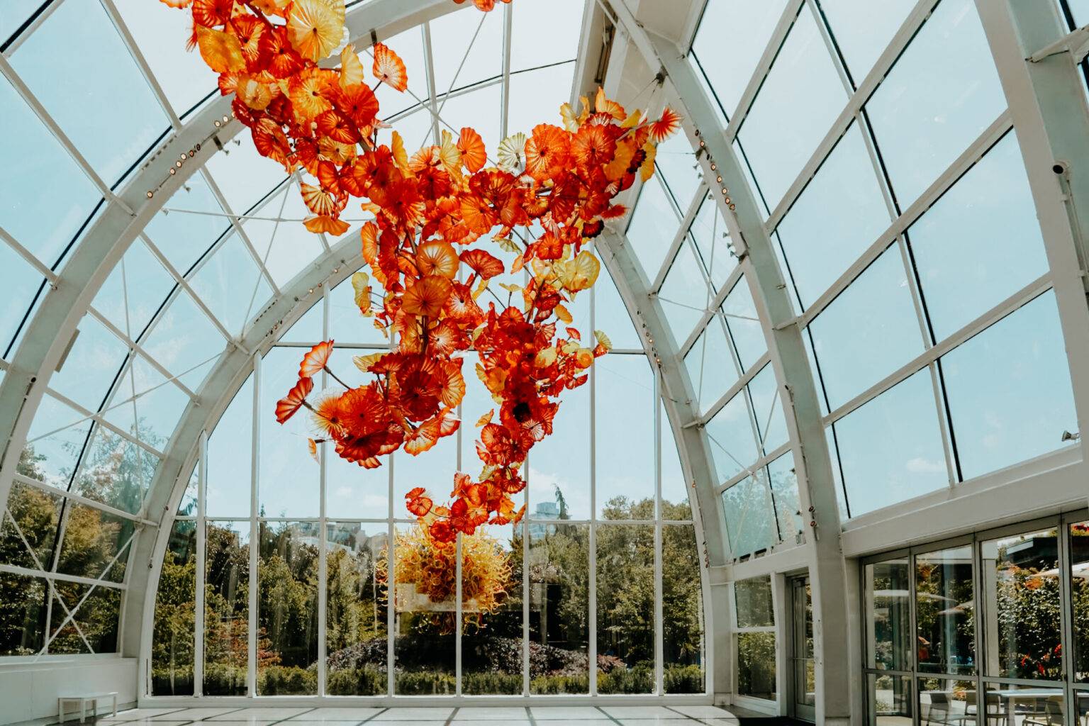 Bunt und leuchtend: Die filigranen Skulpturen von Dave Chihuly. 