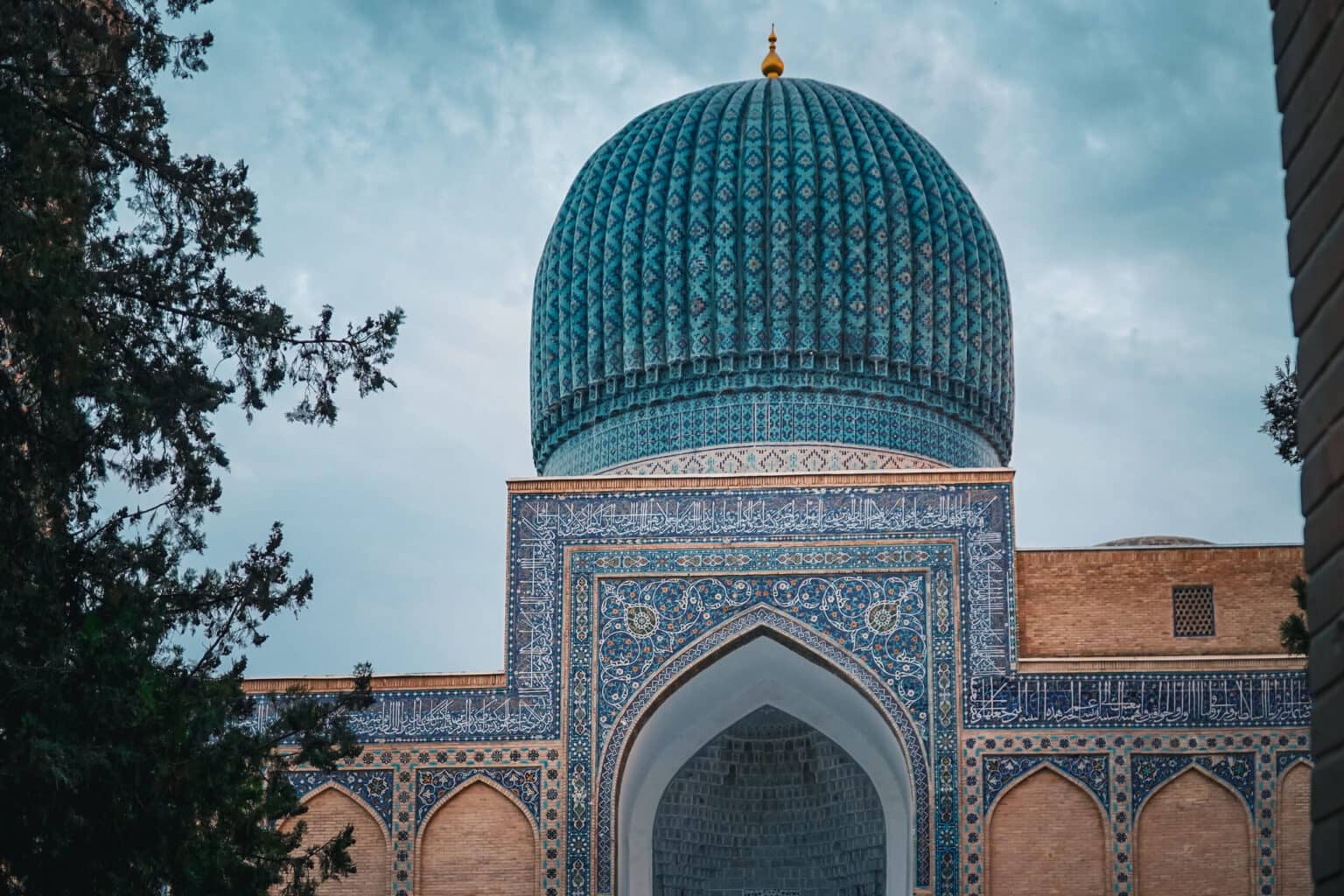 Das Mausoleum des legendären Eroberers Timur. 