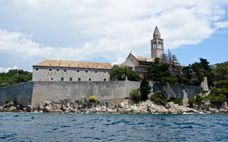 Über 30 Kirchen gibt es auf der kleinen Insel Lopud.