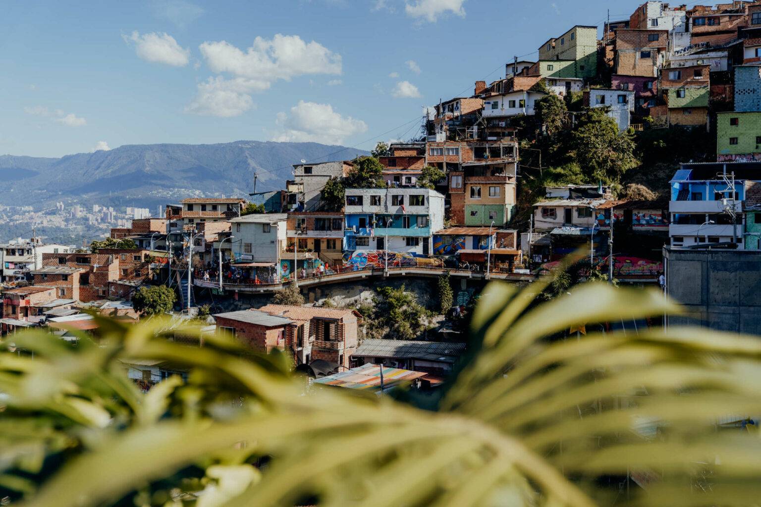 Ausblick auf die Comuna 13 – die einstige No-go-Area der Stadt.